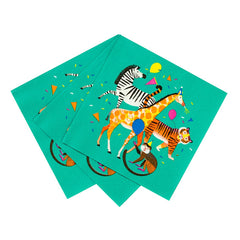 Party Animals Paper Napkins - 20 Pack