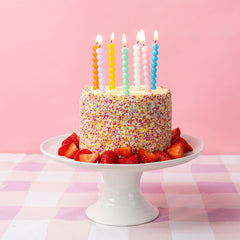 Colourful Bobble Birthday Candles - 8 Pack