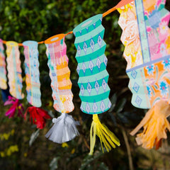 Colourful Tassel Garland Decoration - 3m