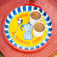Coffee Tin Tray - 30cm