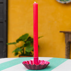 Cherry Red Dinner Candle