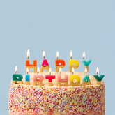 Birthday Brights Rainbow Happy Birthday Candles