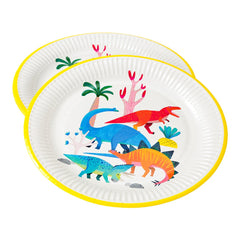 Party Dinosaur Plates - 8 Pack