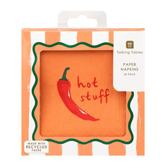 Hot Stuff Chilli Cocktail Paper Napkins - 20 Pack