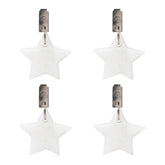 Marble Star Table Cover Weights - 4 Pack
