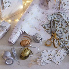 Metallic Raffia Christmas Ribbons - 3 Pack
