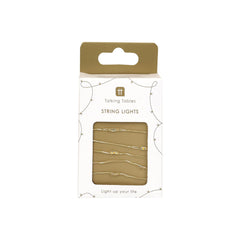 Gold LED String Lights - 3m