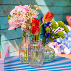 Lilac Tall Glass Bud Vase – 12cm