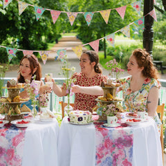 Floral Paper Bunting Banner