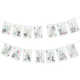 Alice in Wonderland 'We're All Mad Here' Paper Bunting Banner - 3m