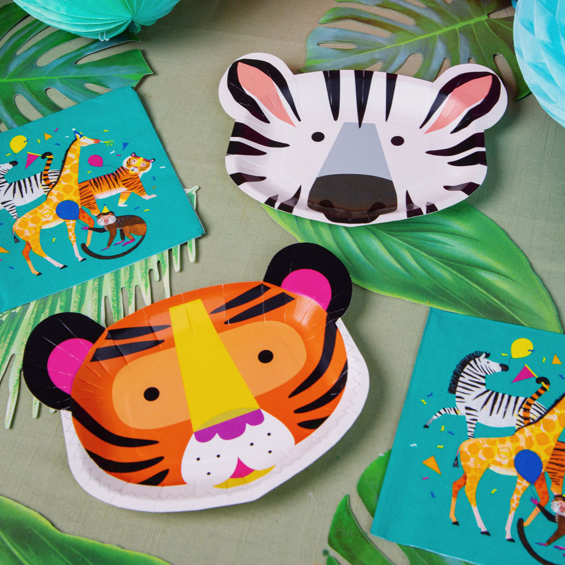 Party Animals Paper Napkins - 20 Pack