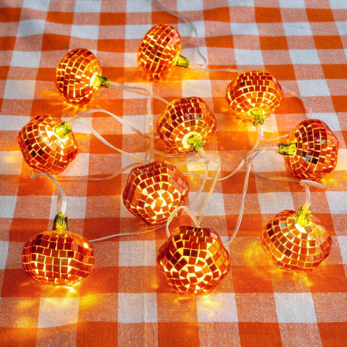 Pumpkin Disco String Lights - 1.6m