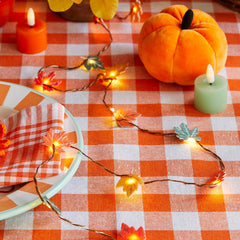 Autumn Felt Leaf String Lights - 2m