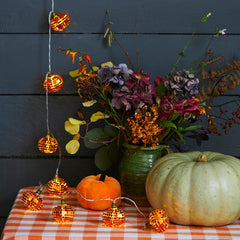 Pumpkin Disco String Lights - 1.6m