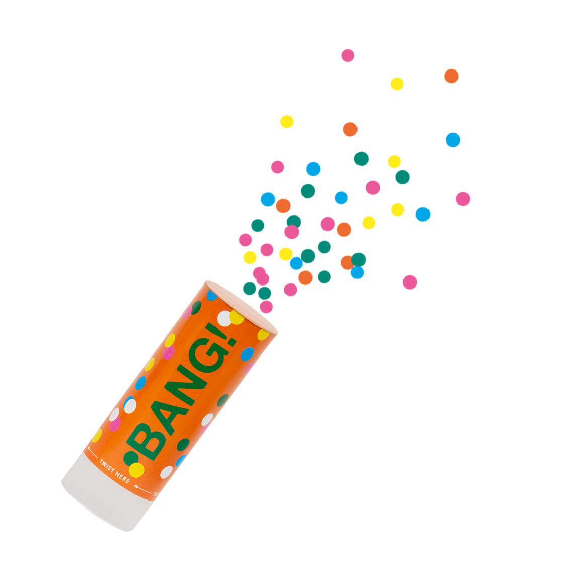 Mini Rainbow Confetti Cannons - 3 Pack