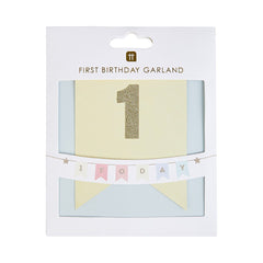 1st Birthday Banner Garland