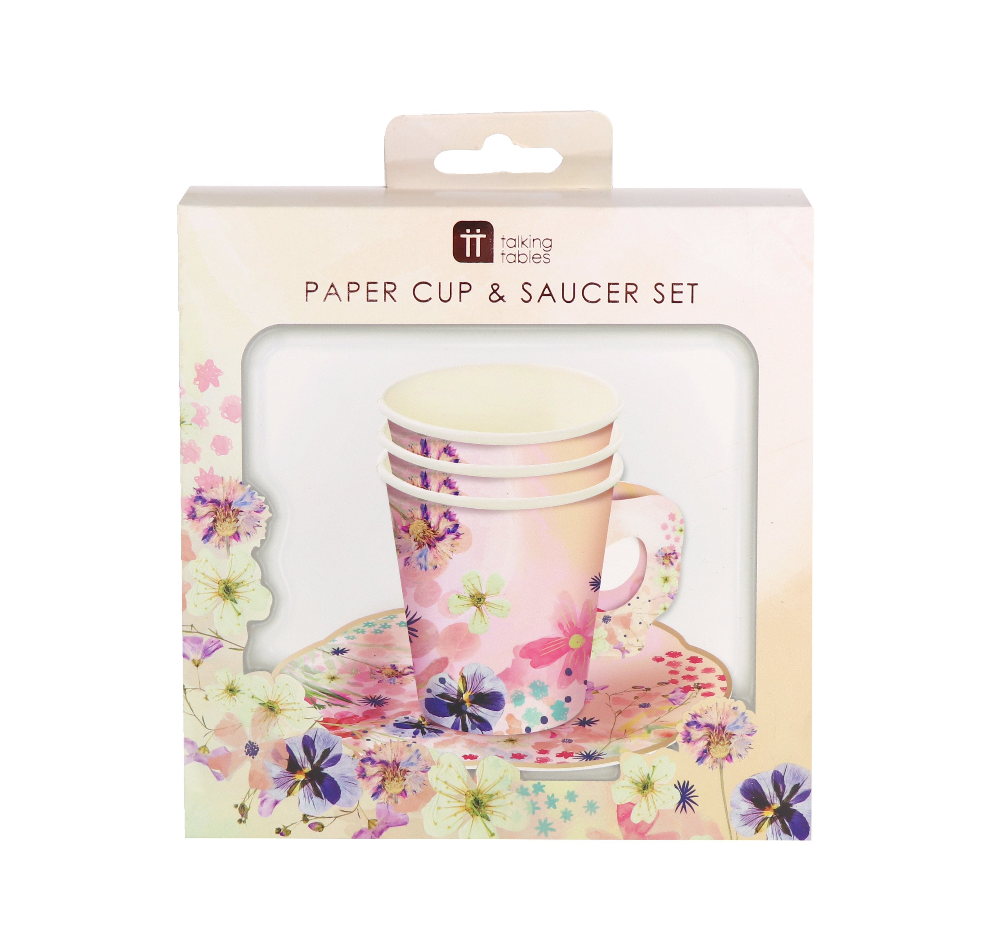 Blossom Girls Cup and Saucer Set | 12 Pack