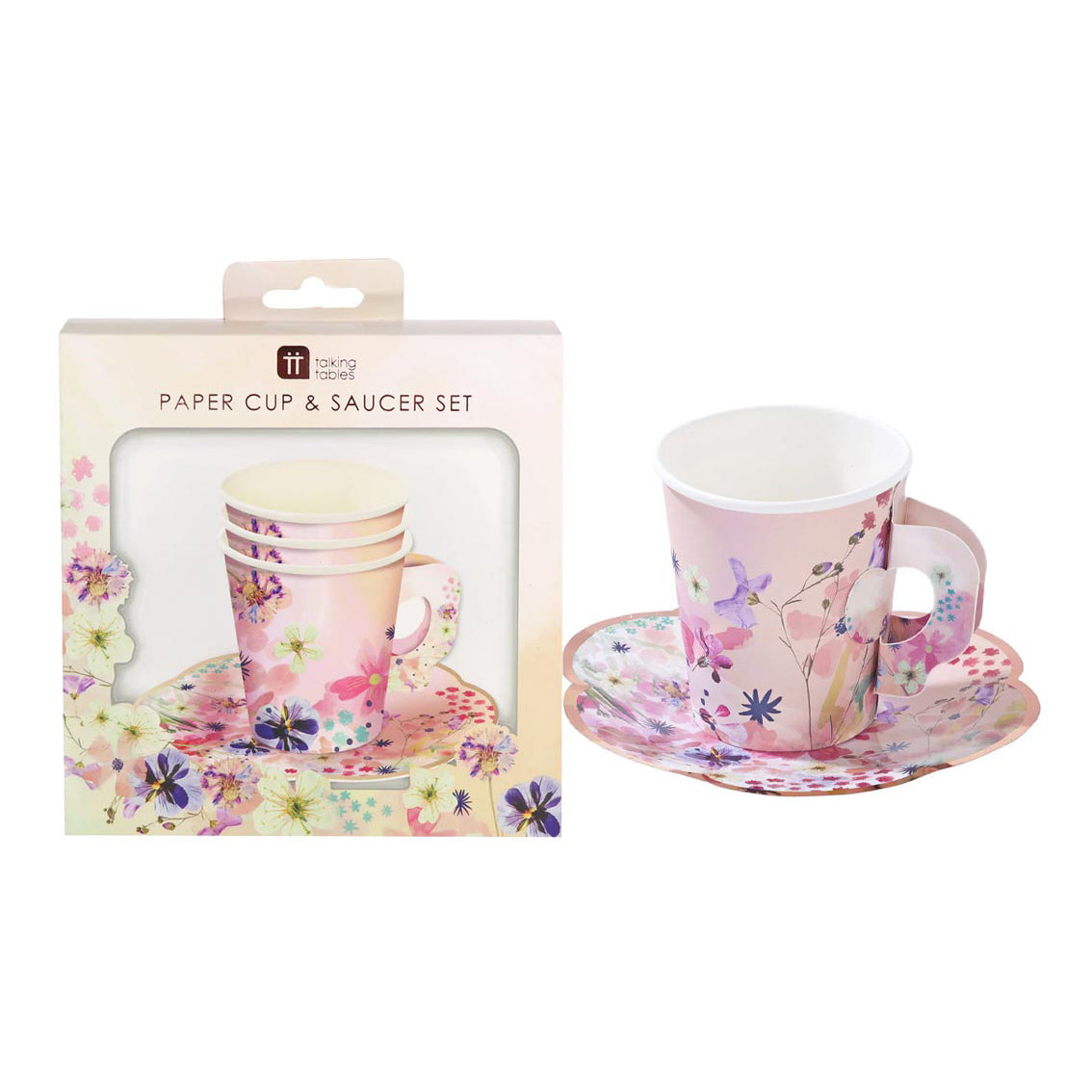 Blossom Girls Cup and Saucer Set | 12 Pack