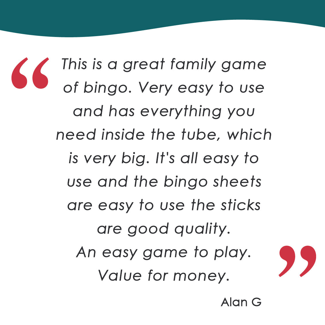 Dipsticks Family Bingo Party Game