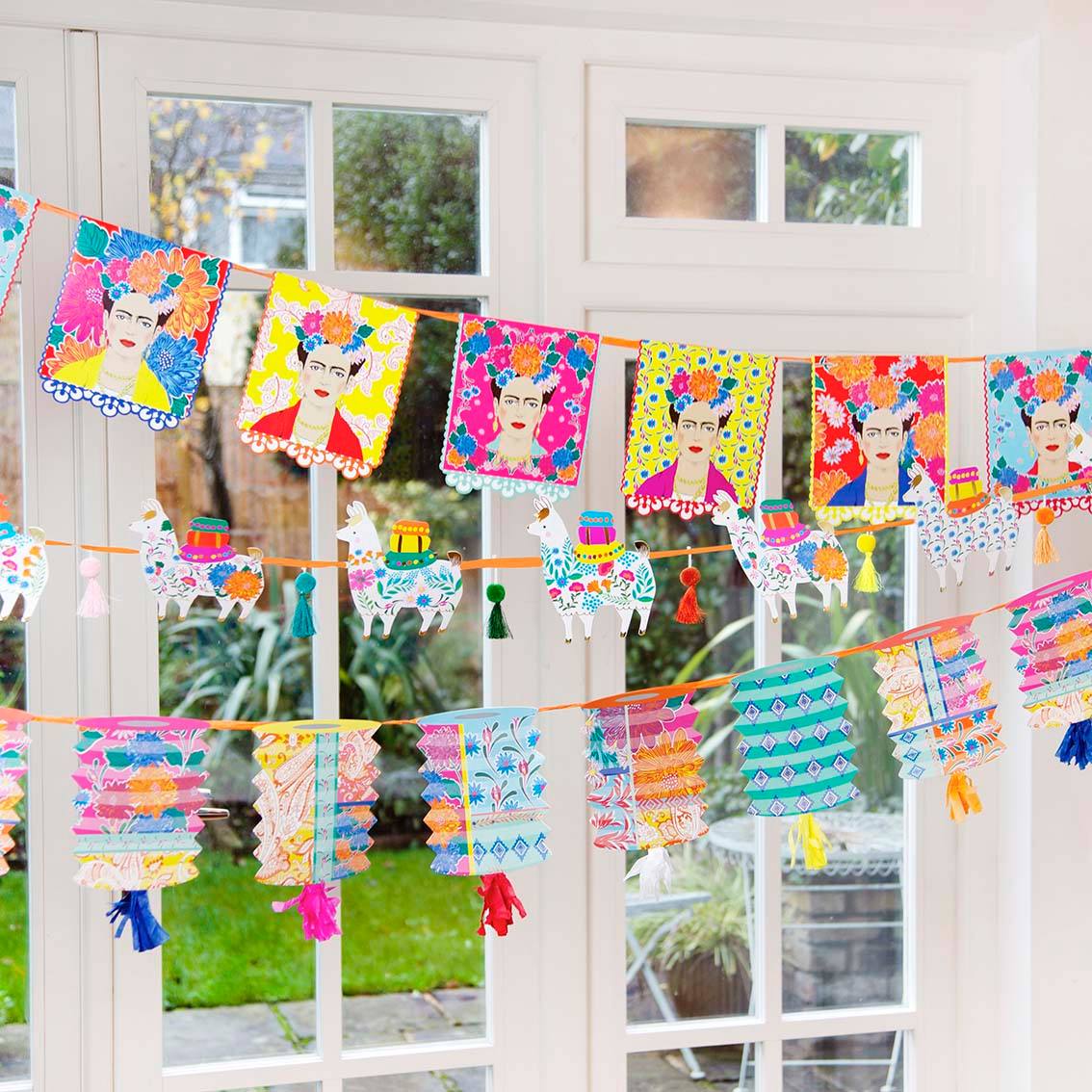 Colourful Tassel Garland Decoration - 3m