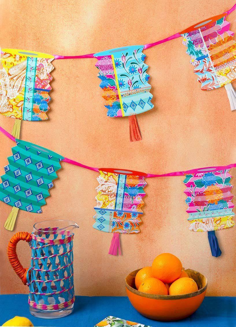 Colourful Tassel Garland Decoration - 3m