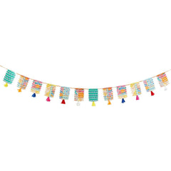 Colourful Tassel Garland Decoration - 3m