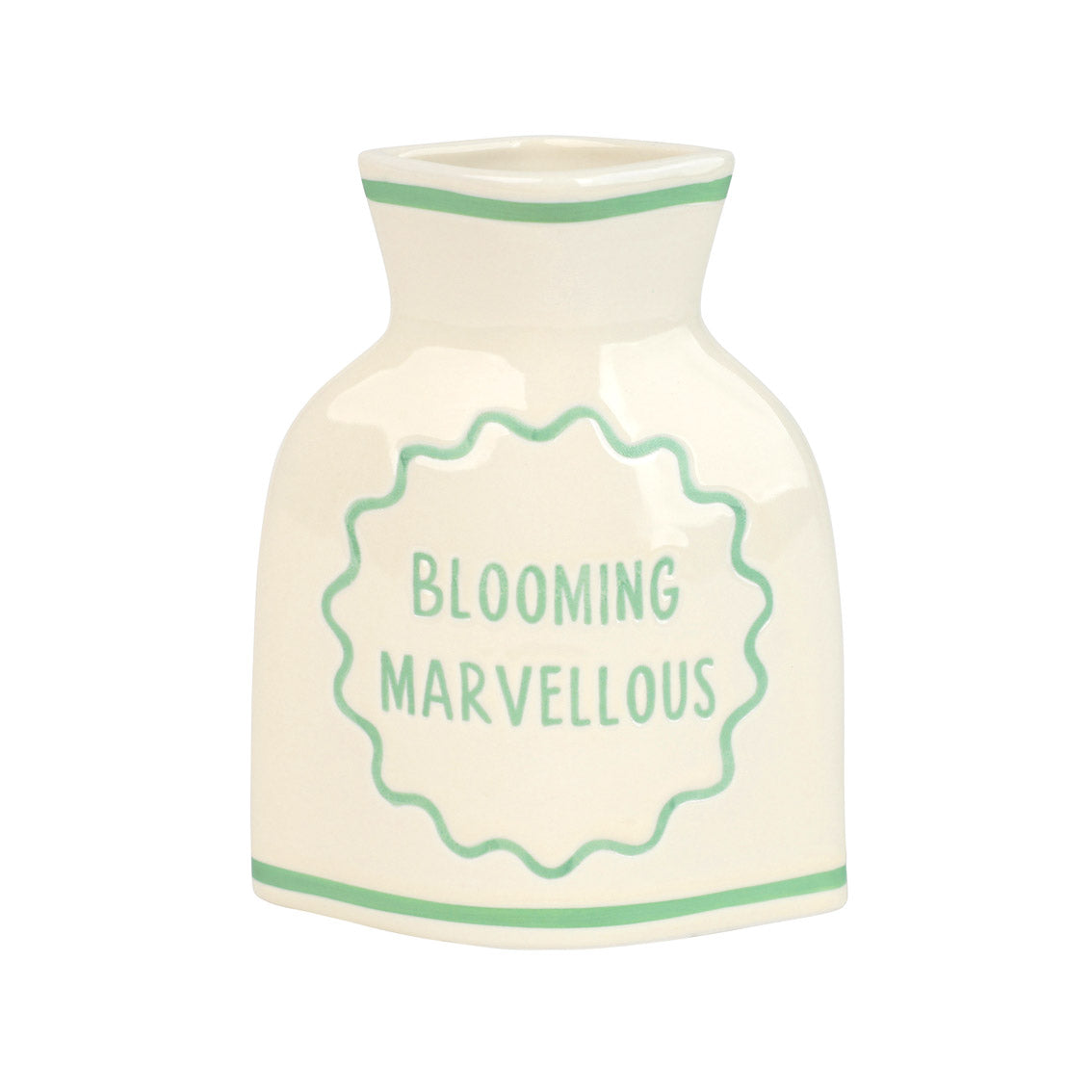 Cream Ceramic Bud Vase - 10cm