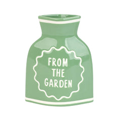 Green Ceramic Bud Vase - 10cm