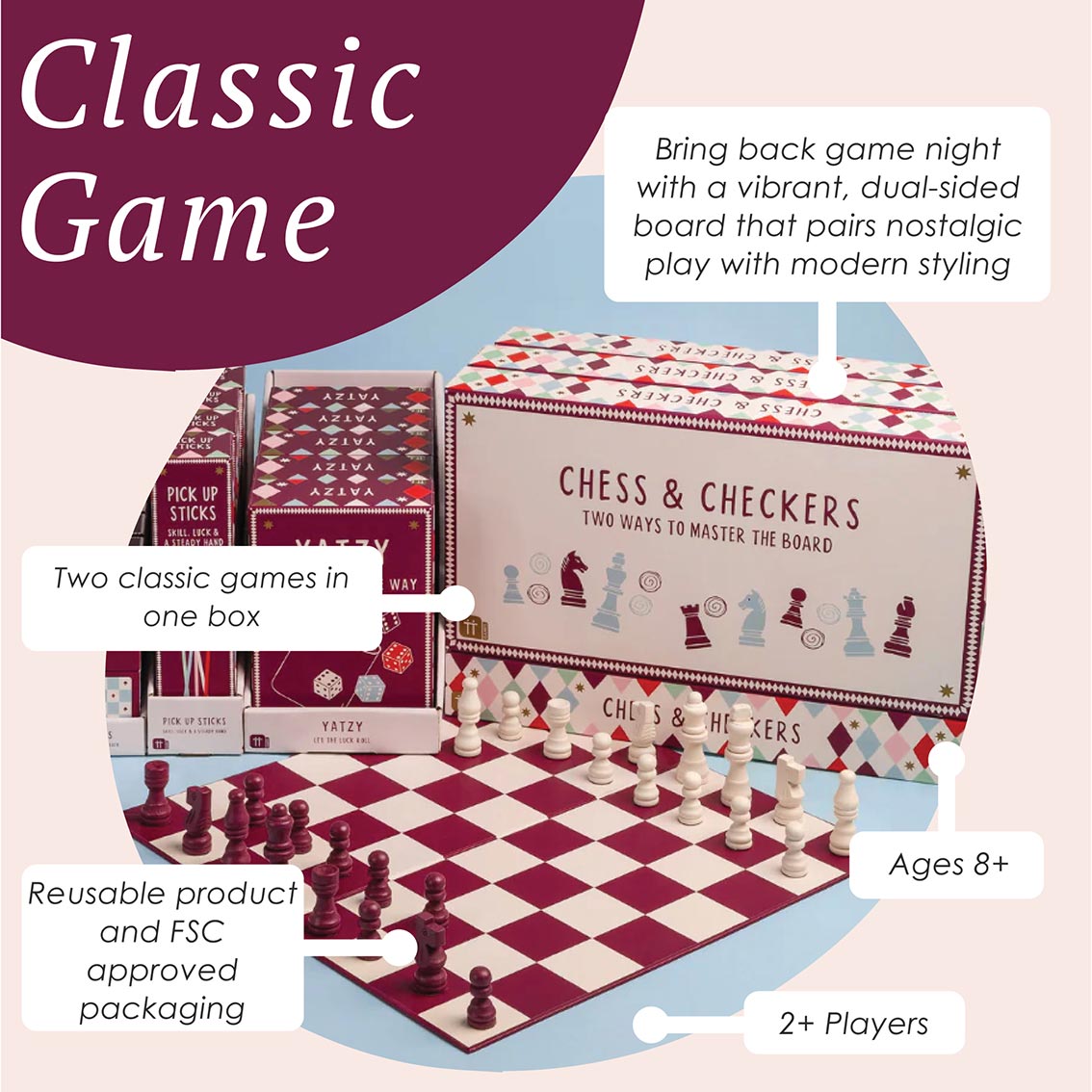 Chess & Checkers Set