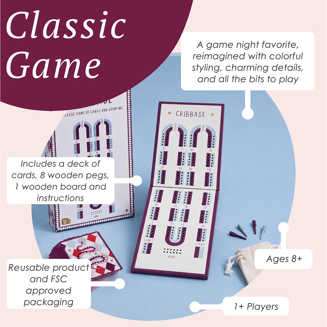 Cribbage Classic Card Game