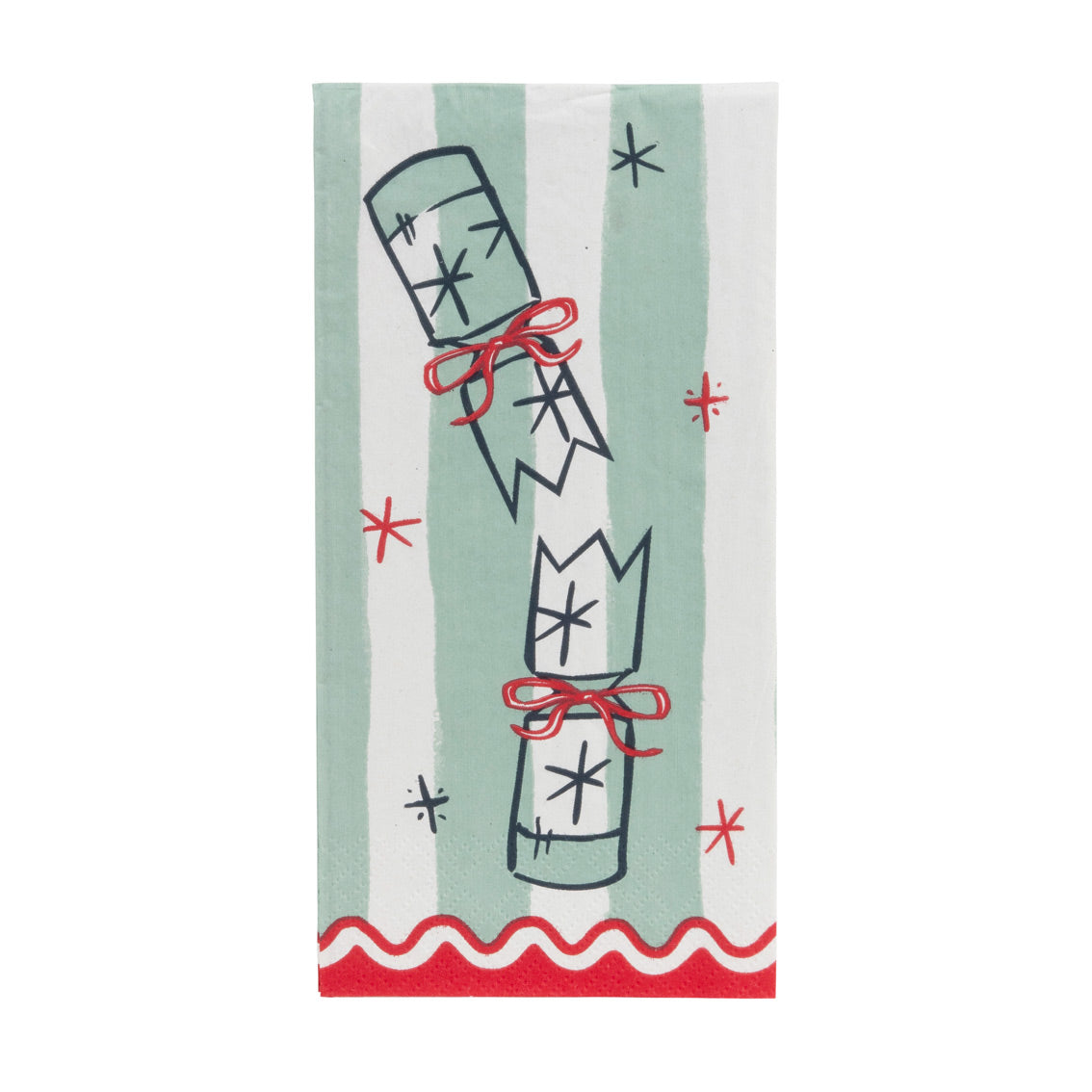 Christmas Icons Long Lunch Paper Napkins - 16 Pack