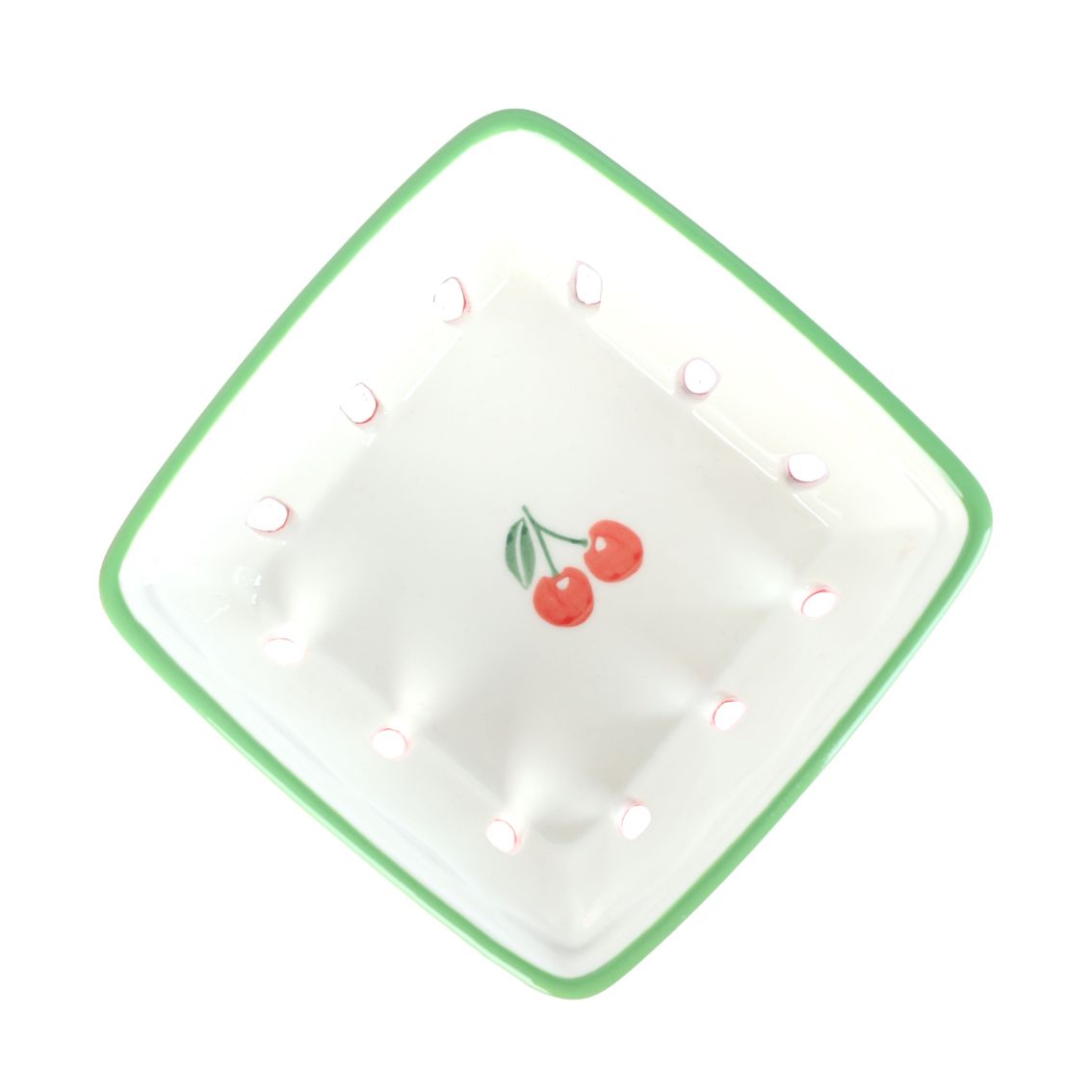 Cherry Ceramic Punnet - 15cm