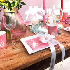 Bridal Pink Cocktail Paper Napkins - 20 Pack
