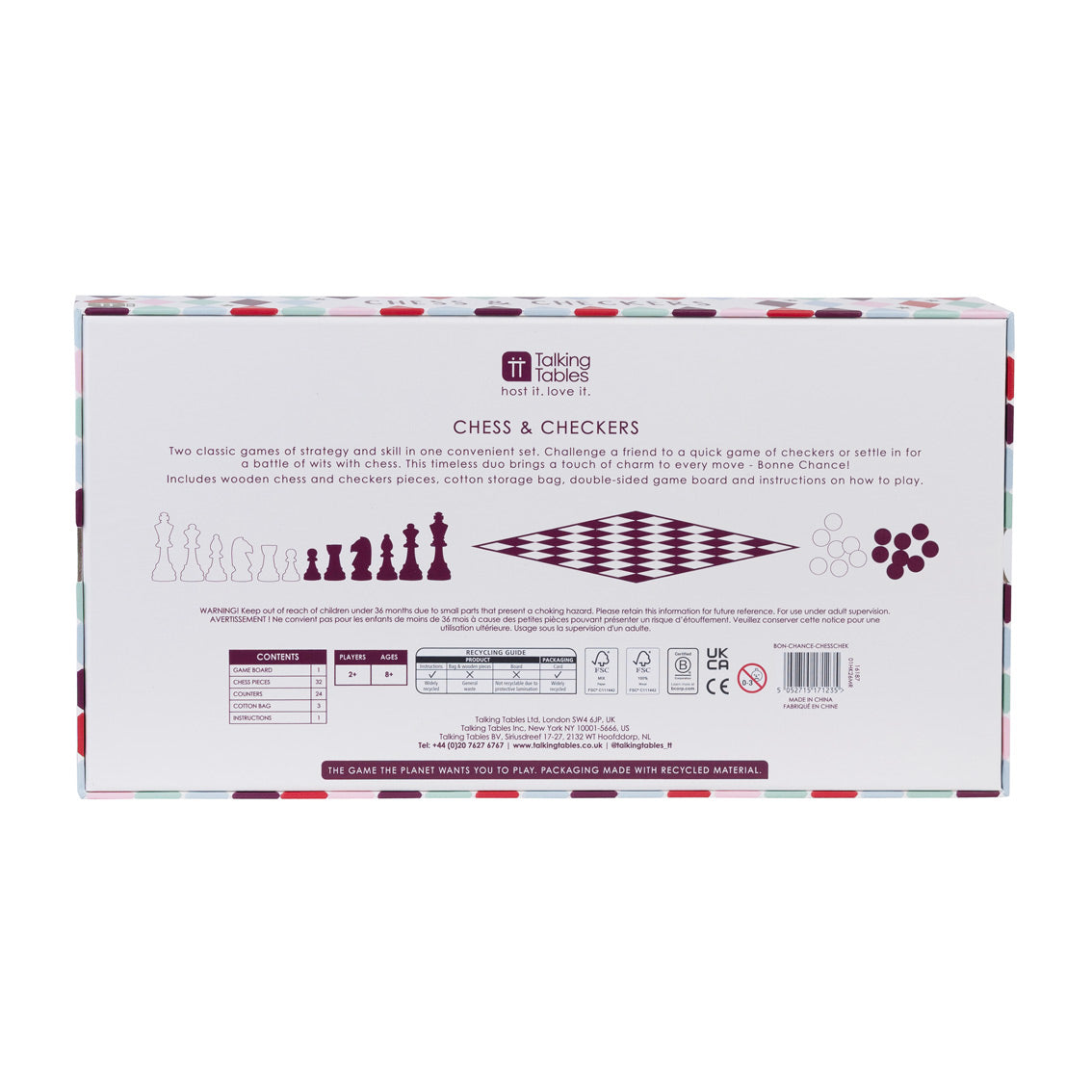 Chess & Checkers Set