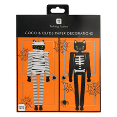 Cat Halloween Honeycomb Decoration - 2 Pack