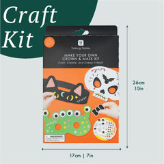 Halloween Masks & Headband Kit - 12 Pack