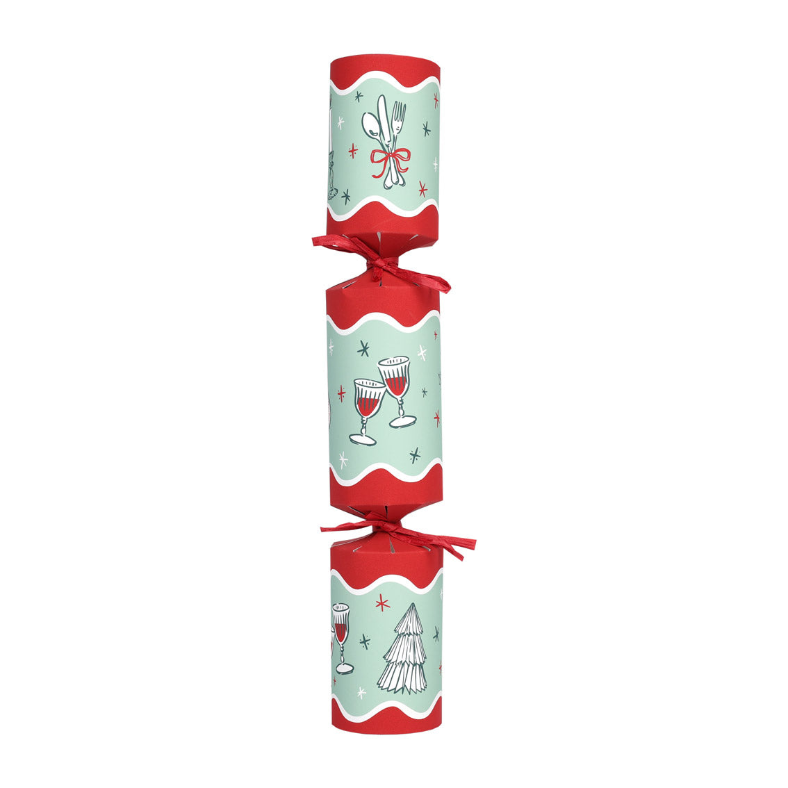 Bon Noel Icons Green Christmas Crackers – 6 Pack
