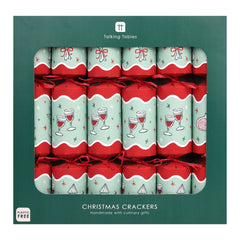 Bon Noel Icons Green Christmas Crackers – 6 Pack