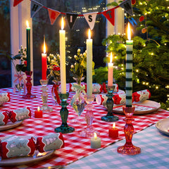 Cream Dinner Candle
