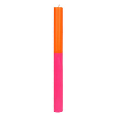 Orange & Pink Dinner Candle