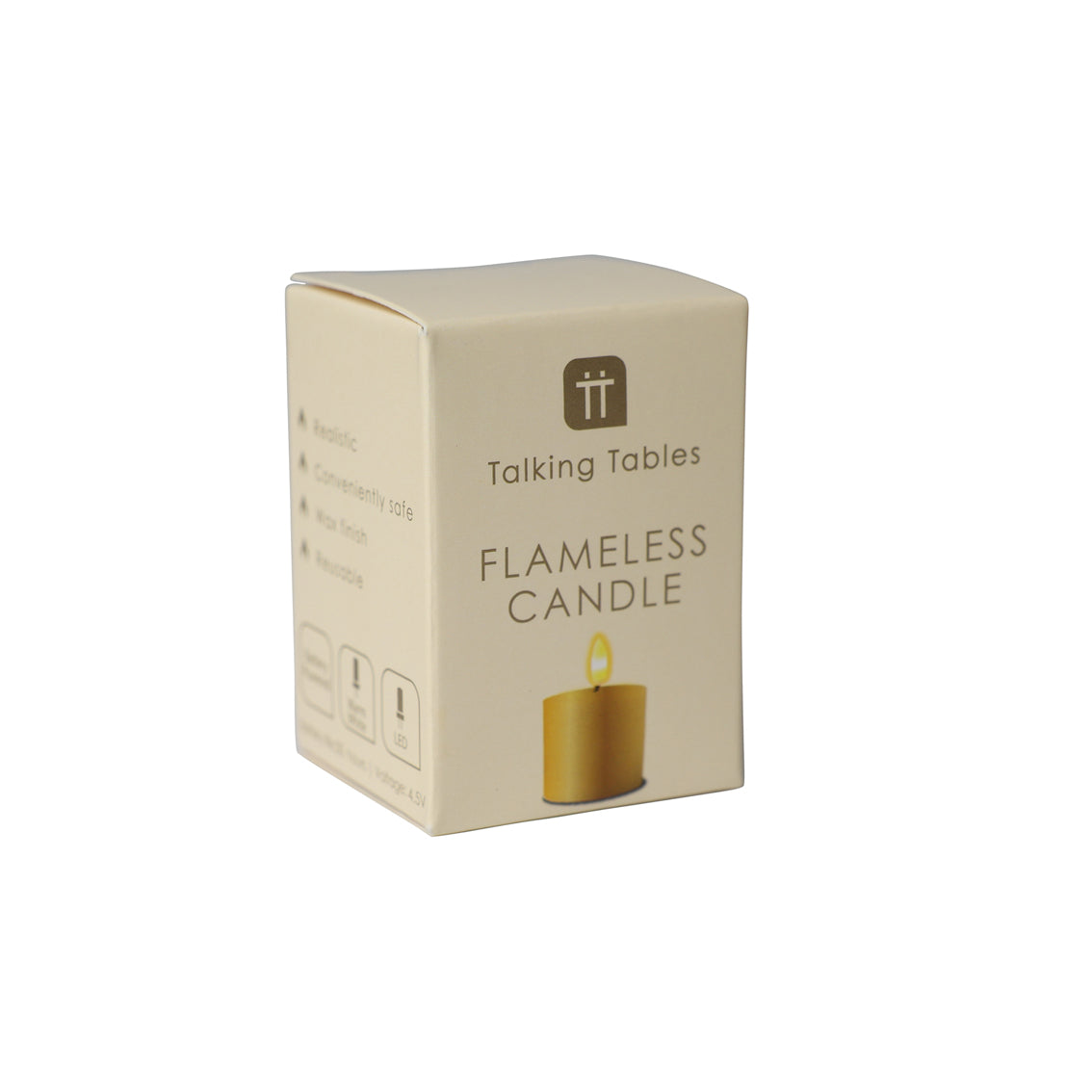 Gold Flameless LED Wax Tealight Candle