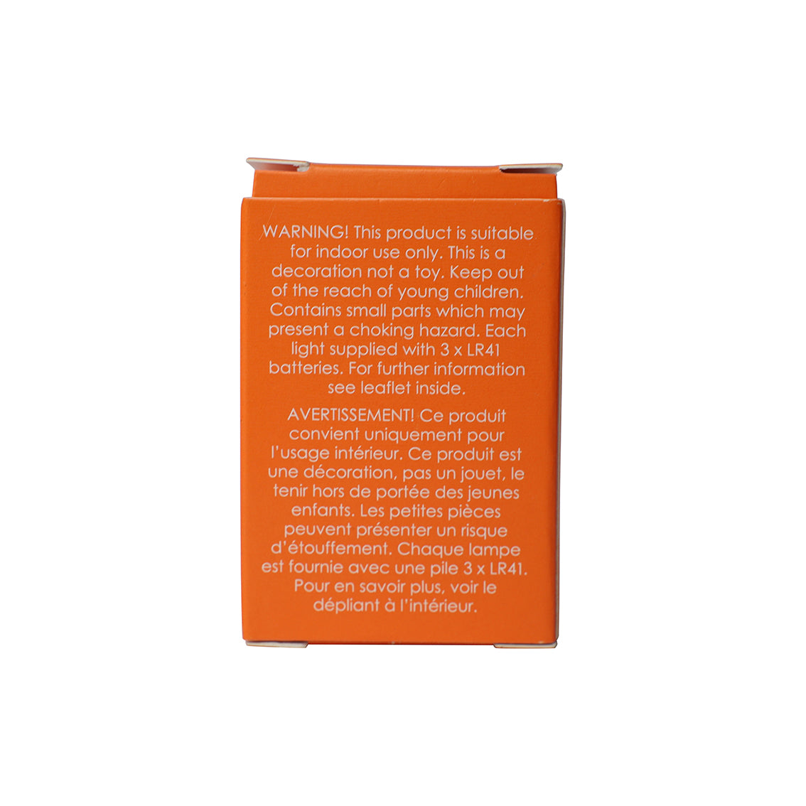 Orange Flameless LED Wax Tealight Candle