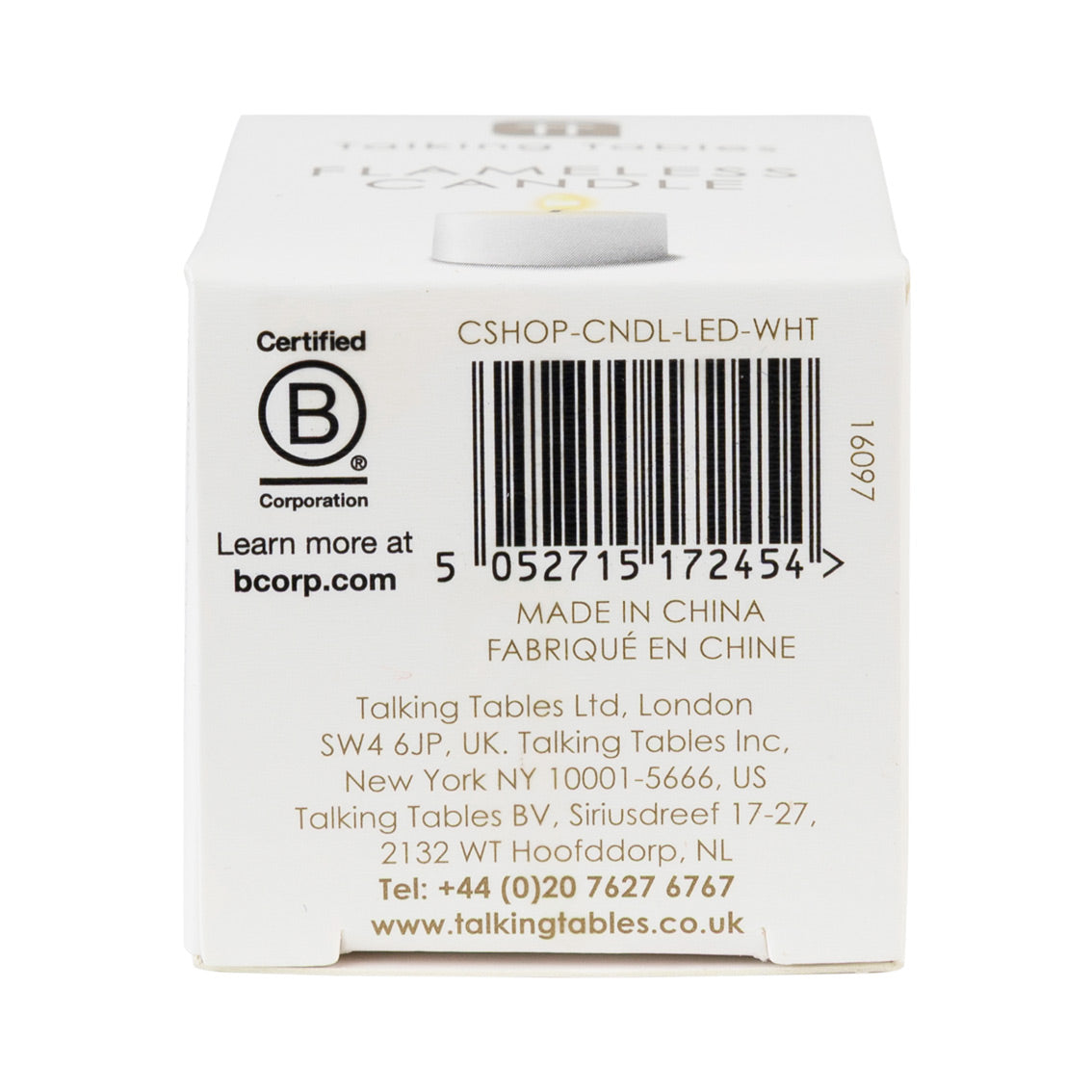Flameless LED Tealight Candle - White