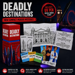 London Murder Mystery Game - Deadly Destinations