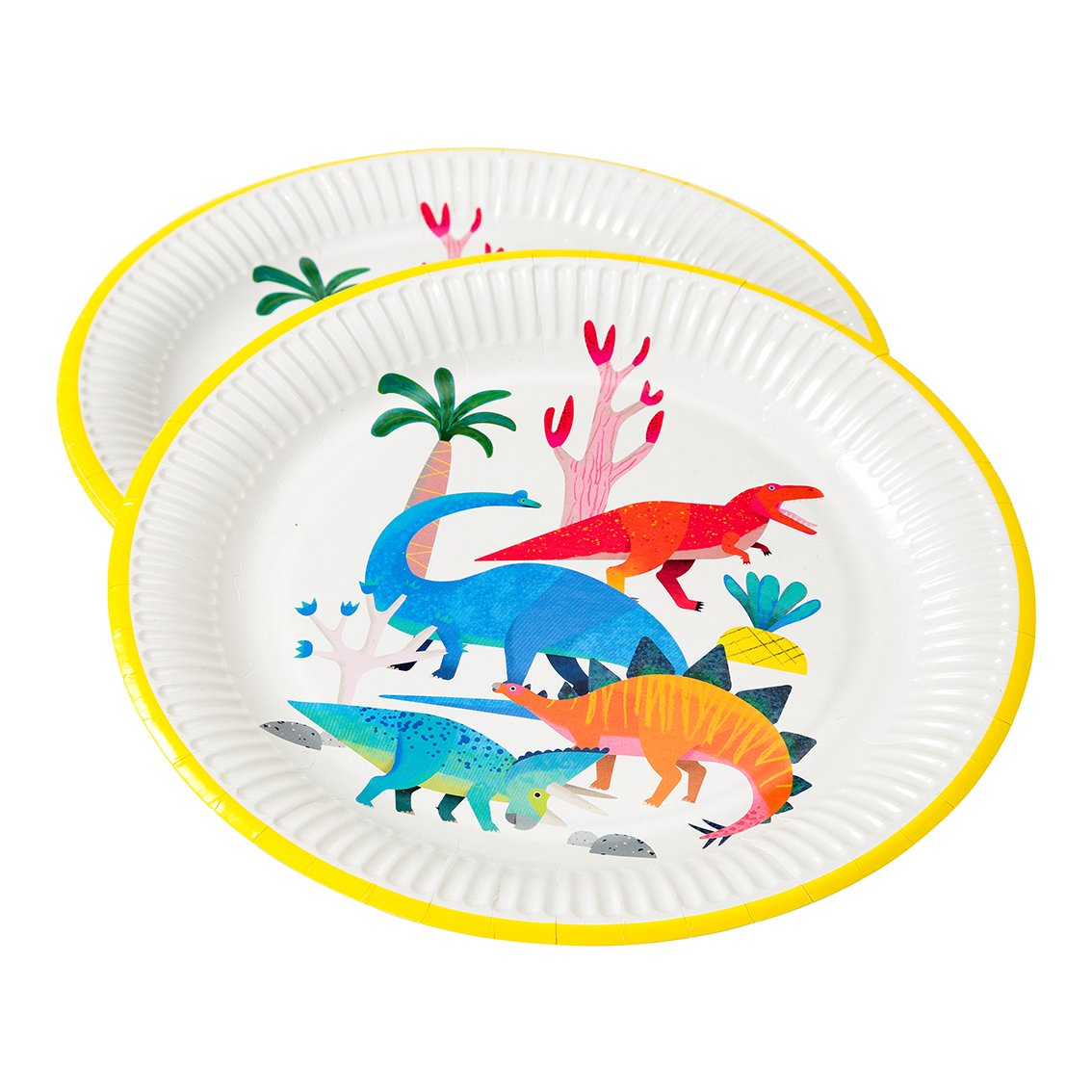 Party Dinosaur Plates - 8 Pack