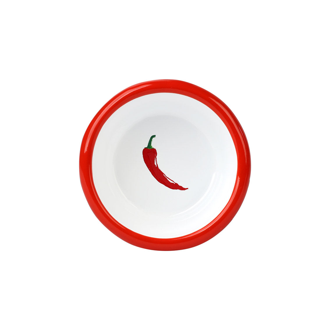 Orange Chilli Enamel Dish – 8cm