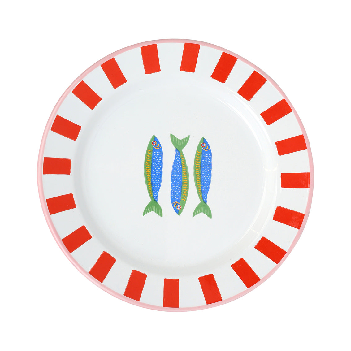 Fish Enamel Plate - 20cm