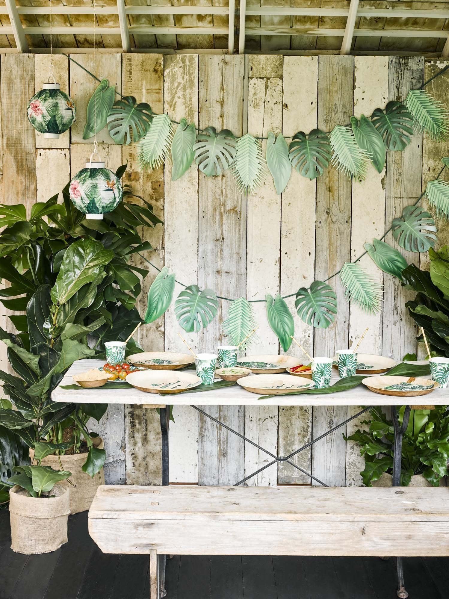 Fiesta Palm Leaf Garland Banner - 2.6m
