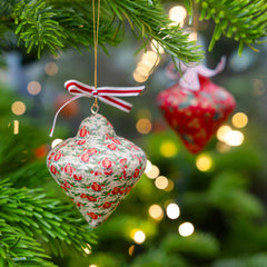 Handmade Folklore Christmas Tree Decorations – 4 Pack