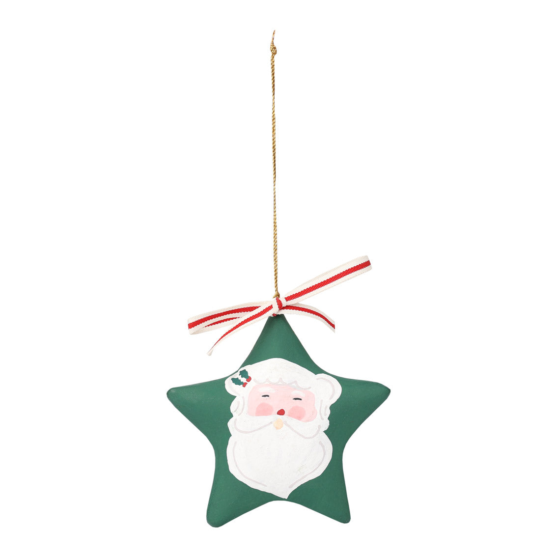 Handmade Santa Christmas Tree Decorations – 4 Pack